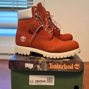 Timberland 6” Premium | Paprika Orange Nubuck | Size 9.5 M - Brand New!